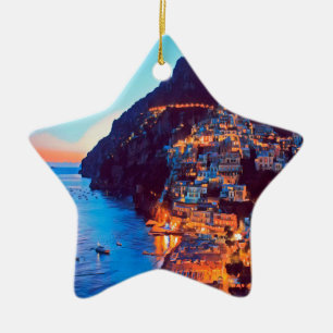 ldp POSITANO Amalfi Küste - Sonnenuntergang durch Keramik Ornament