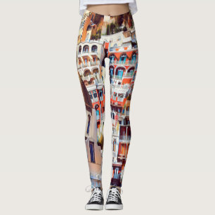 ldp POSITANO - Stadt - Kirche Santa Maria Assunta Leggings