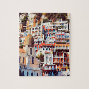 ldp POSITANO - Stadt - Kirche Santa Maria Assunta Puzzle