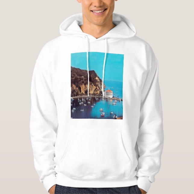 ldp SANTA CATALINA INSEL - Hafen - Hoodie (Vorderseite)