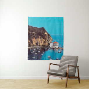 ldp SANTA CATALINA INSEL - Hafen - Wandteppich