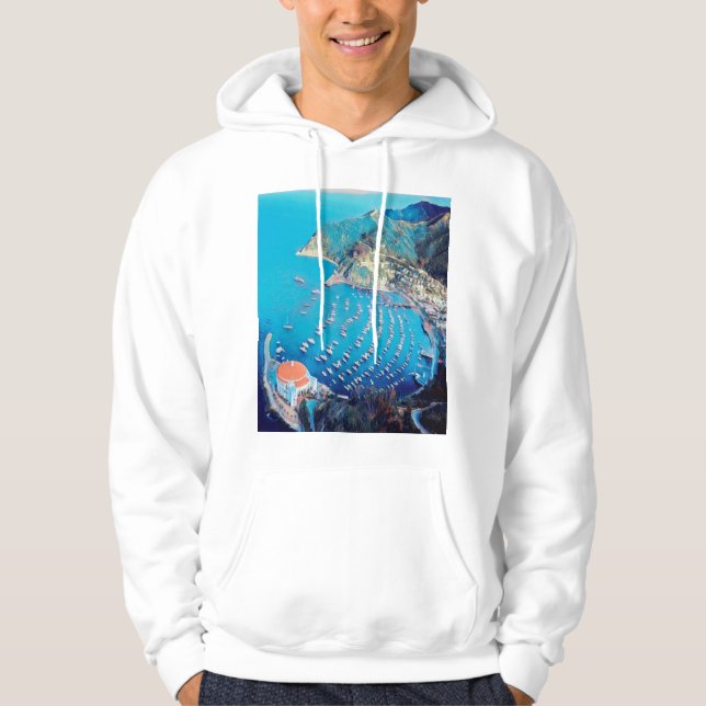 ldp SANTA CATALINA Island - Kalifornien - Hafen Hoodie (Vorderseite)