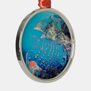 ldp SANTA CATALINA Island - Kalifornien - Hafen Ornament Aus Metall