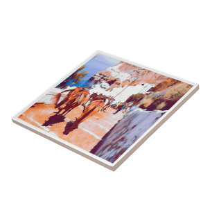 ldp SANTORINI - Donkey trail - Fira - Fliese