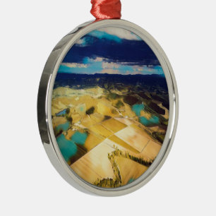 ldp TUSCANY - Toskana - Landschaft - Ornament Aus Metall