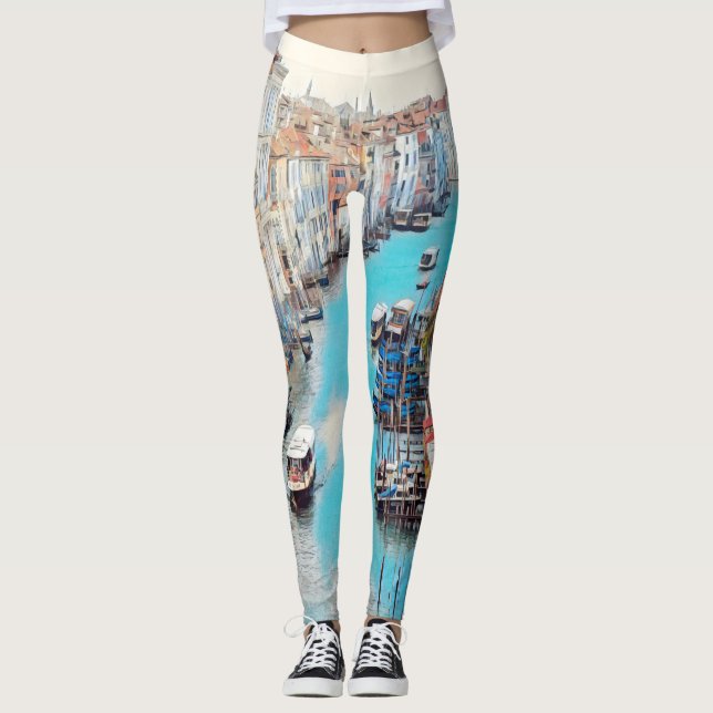 ldp VENICE - Blick auf den Canale Grande von Rialt Leggings (Vorderseite)