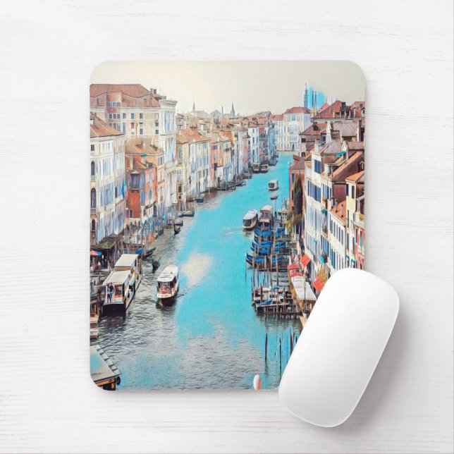 ldp VENICE - Blick auf den Canale Grande von Rialt Mousepad (Mit Mouse)