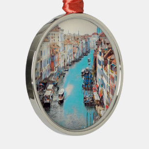 ldp VENICE - Blick auf den Canale Grande von Rialt Ornament Aus Metall