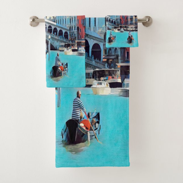 ldp VENICE - Gondeln - Rialto - Badhandtuch Set (Insitu)