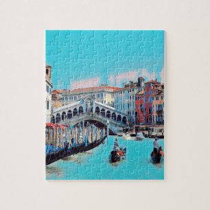 ldp VENICE - Gondeln - Rialto - Puzzle