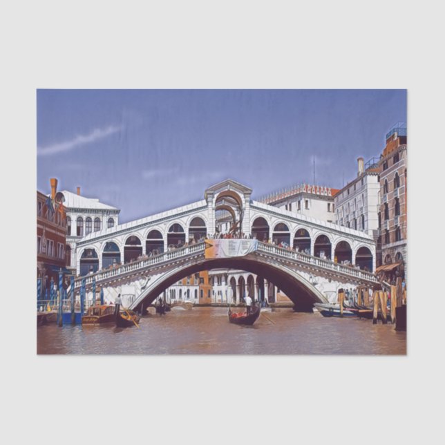 ldp Venice - RIALTO BRIDGE - Seidenpapier (Vorderseite)