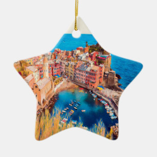 ldp VERNAZZA - Cinque Terre - Keramik Ornament