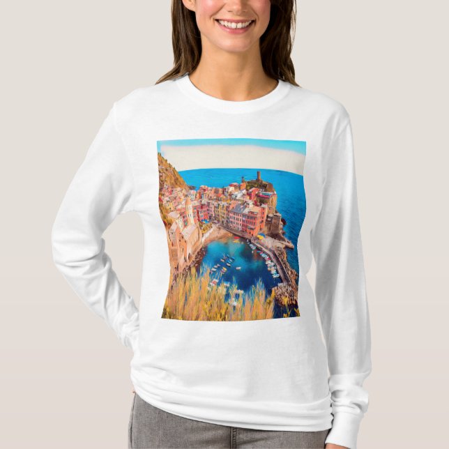 ldp VERNAZZA - Cinque Terre - T-Shirt (Vorderseite)