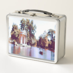 ldp VILLA BORGHESE GARDENS - Rom - Metall Brotdose