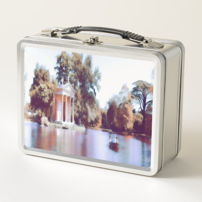ldp VILLA BORGHESE GARDENS - Rom - Metall Brotdose (Vorderseite)