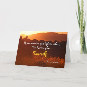 LDS inspirierend Zitate Karte