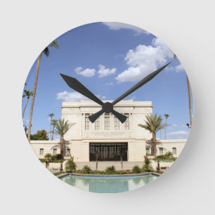 LDS Mesa Arizona Tempel Mormon Bild Runde Wanduhr