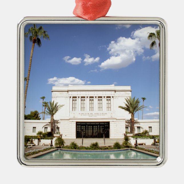 Lds mesa arizona Tempelmormonenbild Ornament Aus Metall (Vorne)
