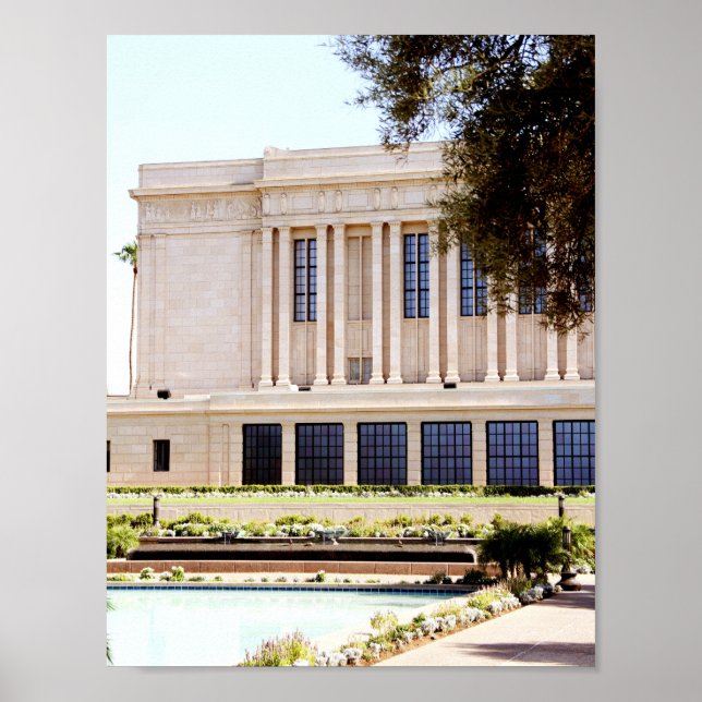 Lds mesa arizona Tempelmormonenbild Poster (Vorne)