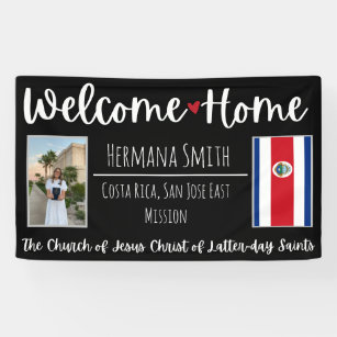 LDS Missionary Homecoming Welcome Zuhause Custom S Banner