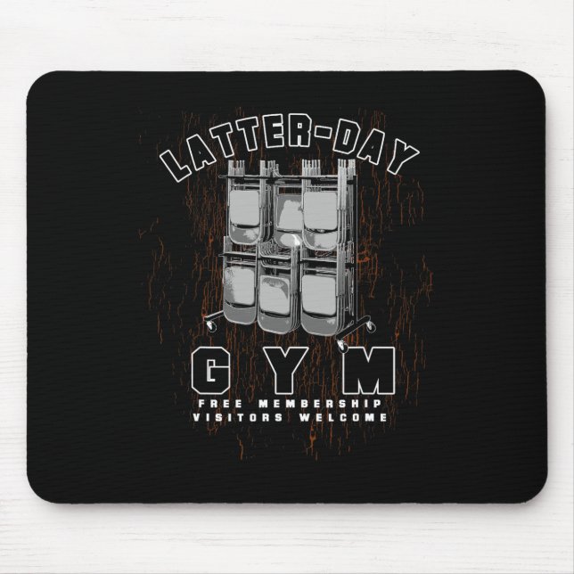 Lds Mormon Funny Mens Womens Boys Girls Missionar Mousepad (Vorne)