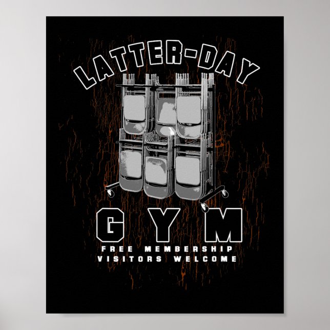 Lds Mormon Funny Mens Womens Boys Girls Missionar Poster (Vorne)