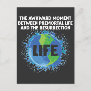 LDS Mormon Life Premortal Resurrecrection Missiona Postkarte