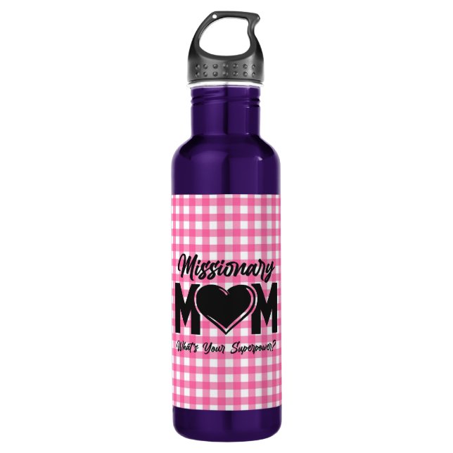 LDS Mormon Missionare Mama Wasser Flasche Edelstahlflasche (Vorderseite)