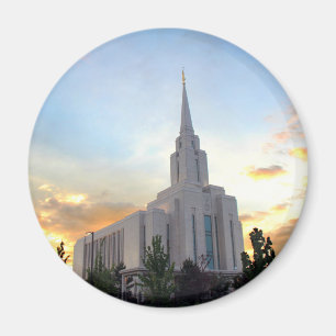 LDS mormon Oquirrh Mountain Utah Tempel Magnet