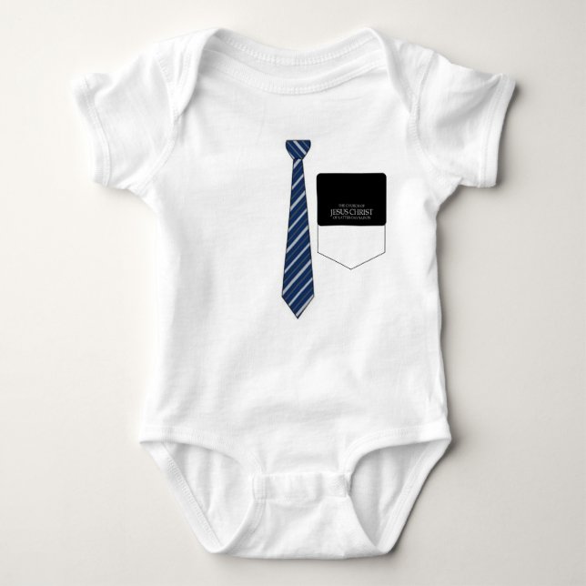 LDS MORMONISCHER MISSIONSbaby-STRAMPLER Baby Strampler (Vorderseite)