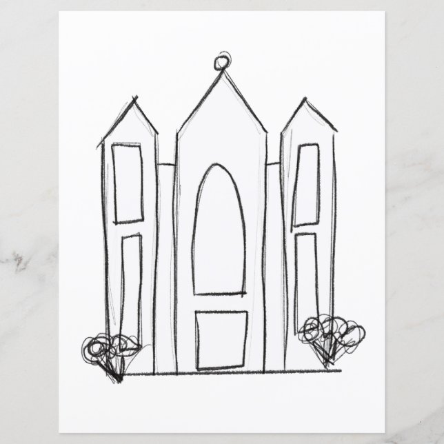 LDS Salt Lake City Tempel (Vorderseite)