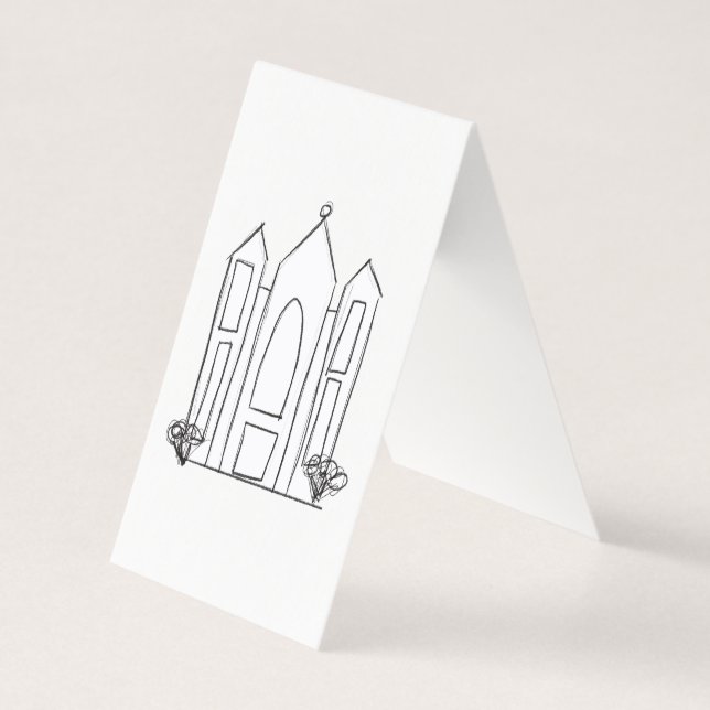 LDS Salt Lake City Tempel (Vorderseite)