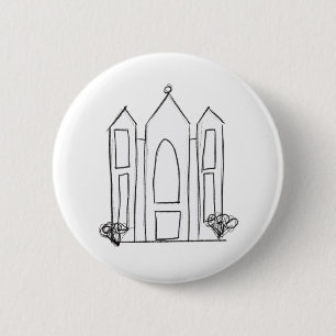 LDS Salt Lake City Tempel Button