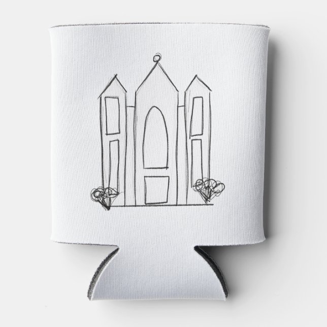 LDS Salt Lake City Tempel Dosenkühler (Vorderseite)