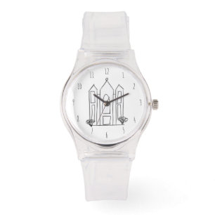 LDS Salt Lake City Tempel einfache moderne Mormon  Armbanduhr