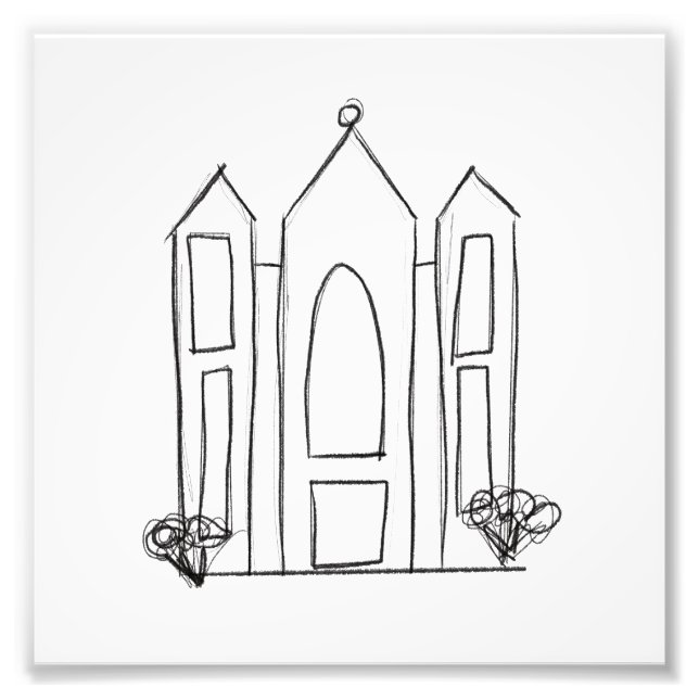 LDS Salt Lake City Tempel Fotodruck (Vorne)