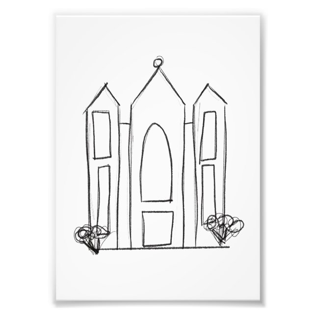 LDS Salt Lake City Tempel Fotodruck (Vorne)