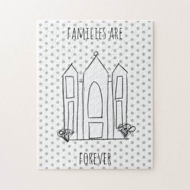 LDS Salt Lake City Tempel Puzzle (Vertikal)