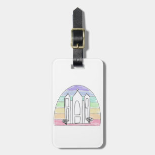 LDS Salt Lake City Tempel Regenbogen Sonnenunterga Gepäckanhänger