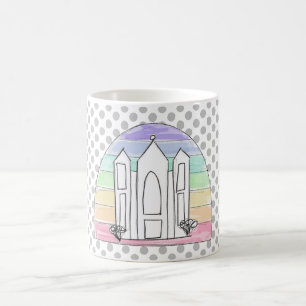 LDS Salt Lake City Tempel Regenbogen Sonnenunterga Kaffeetasse