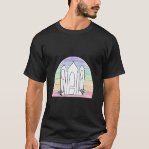 LDS Salt Lake City Tempel Regenbogen Sonnenunterga T-Shirt