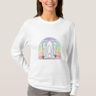 LDS Salt Lake City Tempel Regenbogen Sonnenunterga T-Shirt