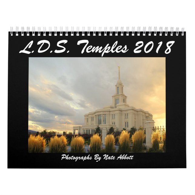 LDS Tempel 2018 Kalender (Titelbild)