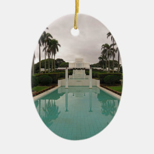 LDS Tempel, Laie, Hawai'i. Keramik Ornament