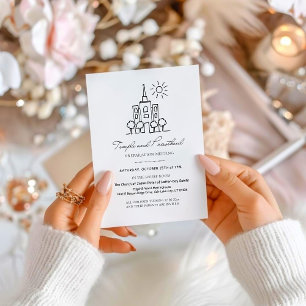 LDS-Tempel- und Priestertums-Vorschau-Einladung un Einladung