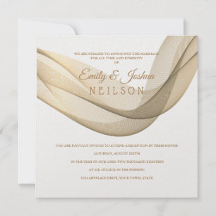 LDS Temple Wedding Reception Einladung The Veil I
