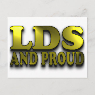 LDS und Proud Postkarte