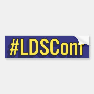 #LDSConf, das hashtag für LDS Konferenz Autoaufkleber
