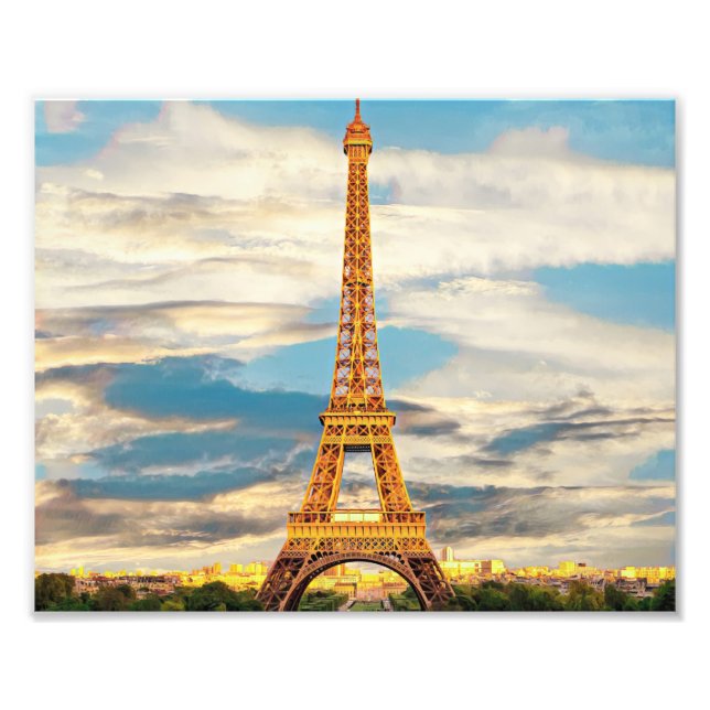 ldTOUR EIFFEL - Paris - Ansicht - Fotodruck (Vorne)
