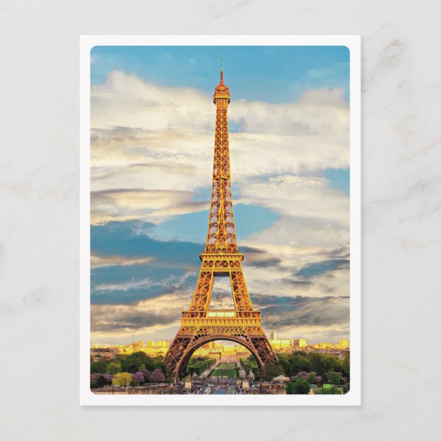 ldTOUR EIFFEL - Paris - Ansicht - Postkarte (Vorderseite)
